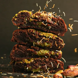 Triple Chocolate Kunafa Cookie