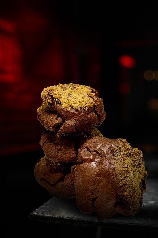 Triple Chocolate Kunafa Cookie